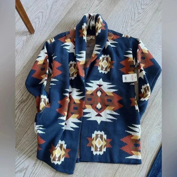 Lucky‎ Brand Aztec Sweater - Picture 1 of 5
